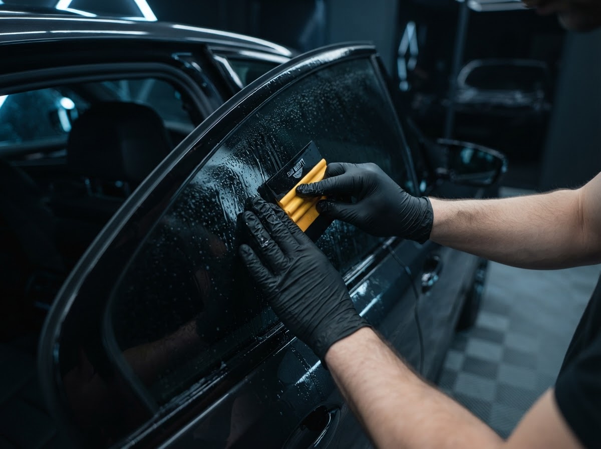 Ceramic window tint installation