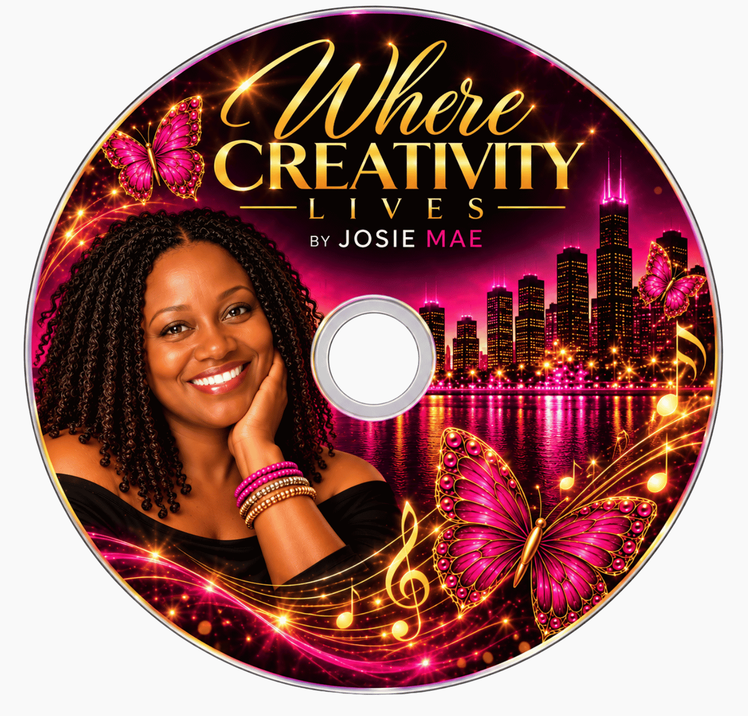Where Creativity Lives by Josie Mae — album disc featuring Kimberly James