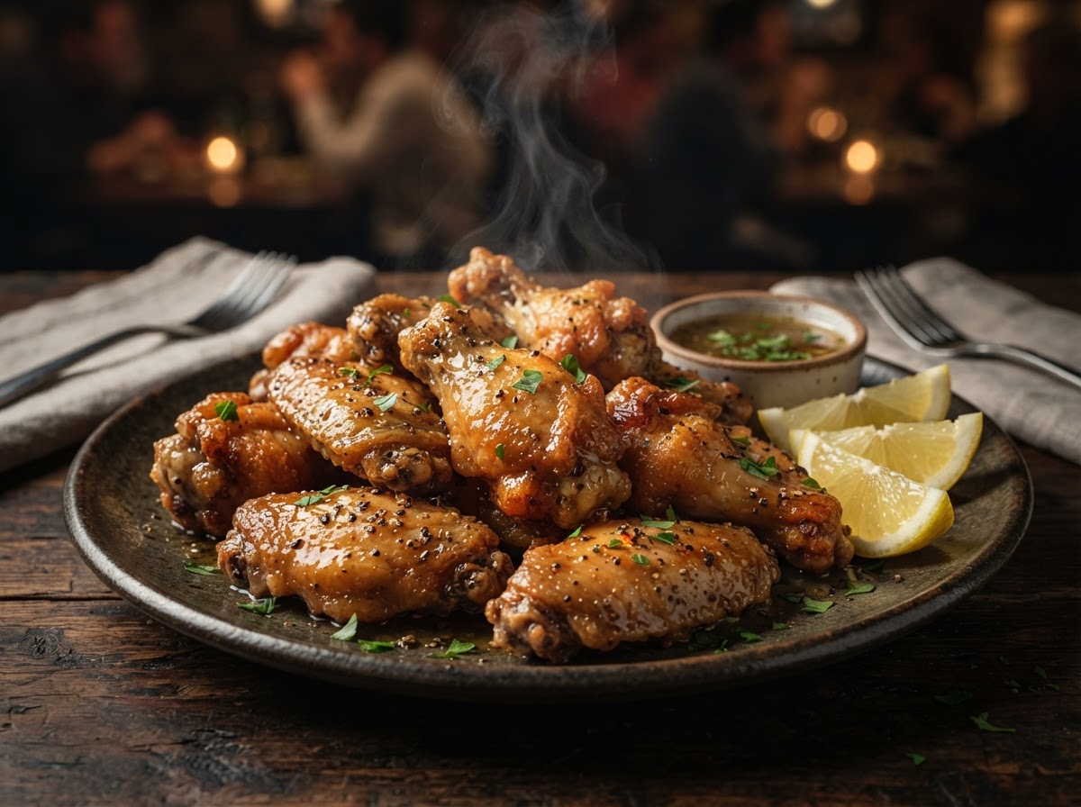 Garlic Lemon Pepper Wings