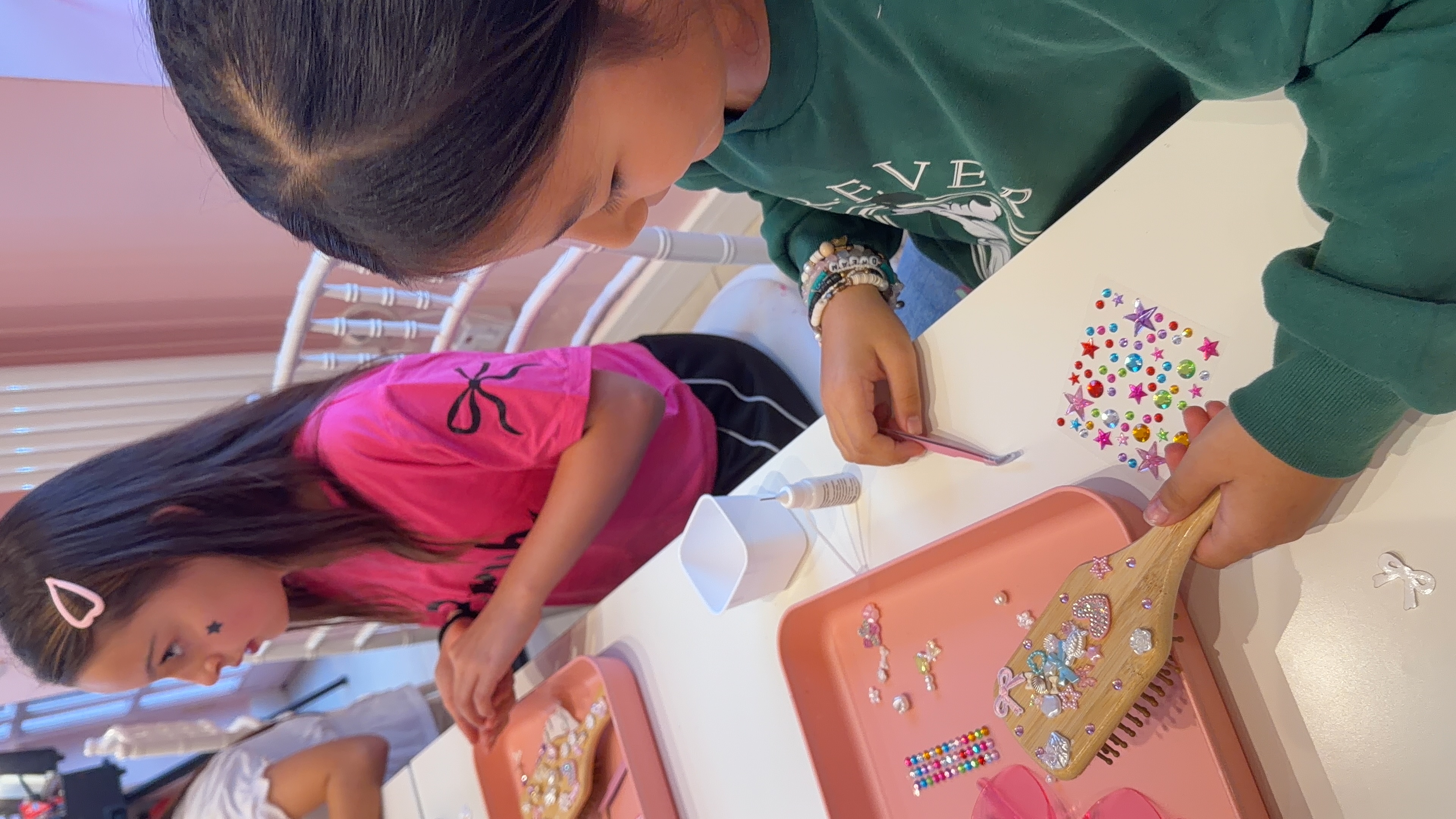 Designing Hairbrushes with Charms & Pearls