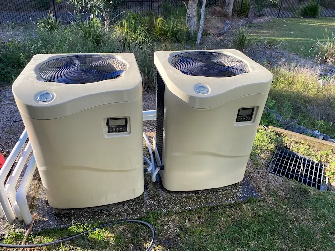 Pool heat pump servicing