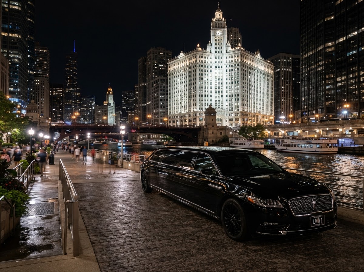 Lincoln MKT Stretch Limousine (Black)