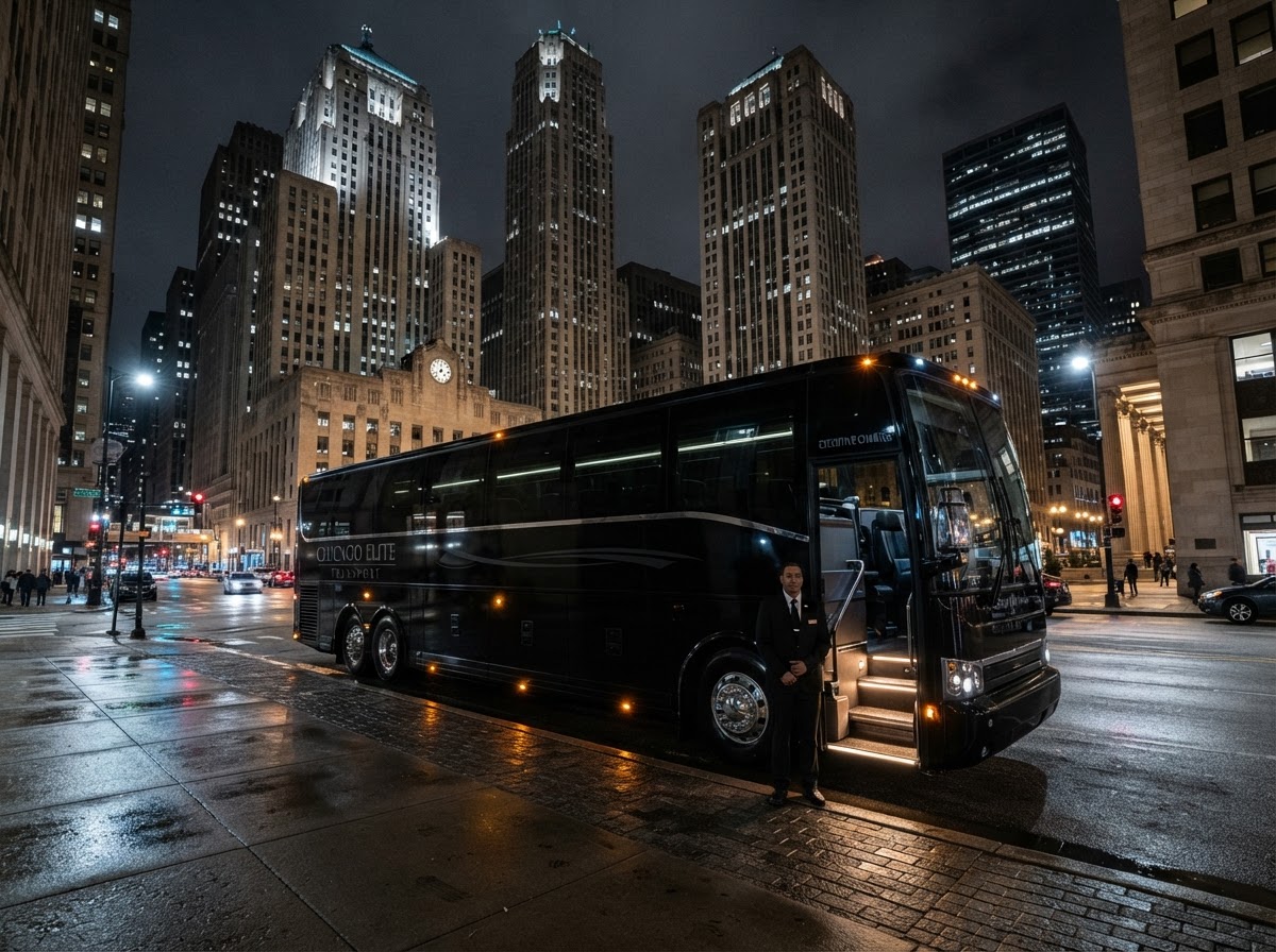 Executive Charter Coach 50–56 Pax (Midnight Black)
