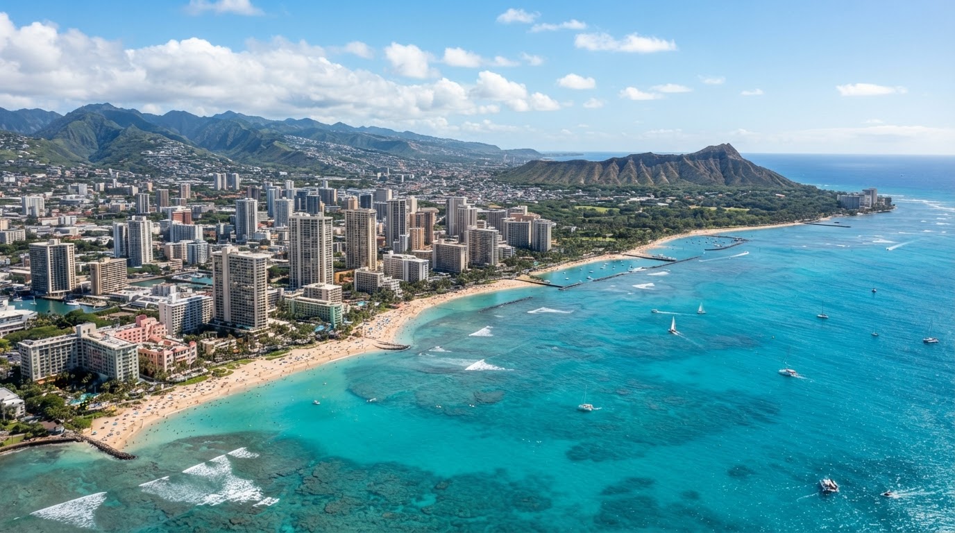 Oahu Hawaii Coastline