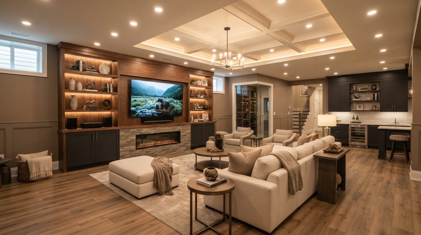 Finished interior renovation by DyerWorks