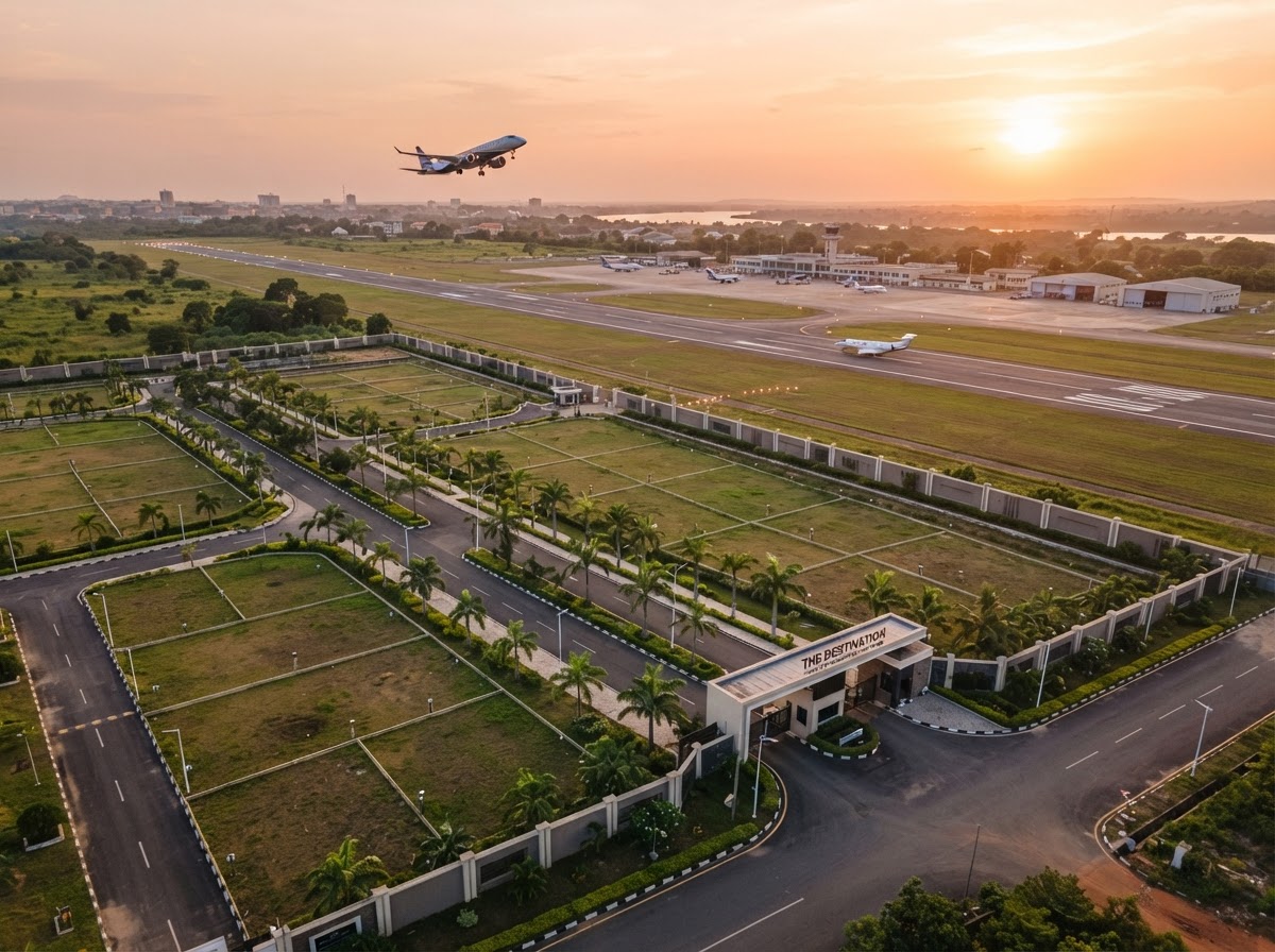 The Destination — Overlooking Asaba Airport
