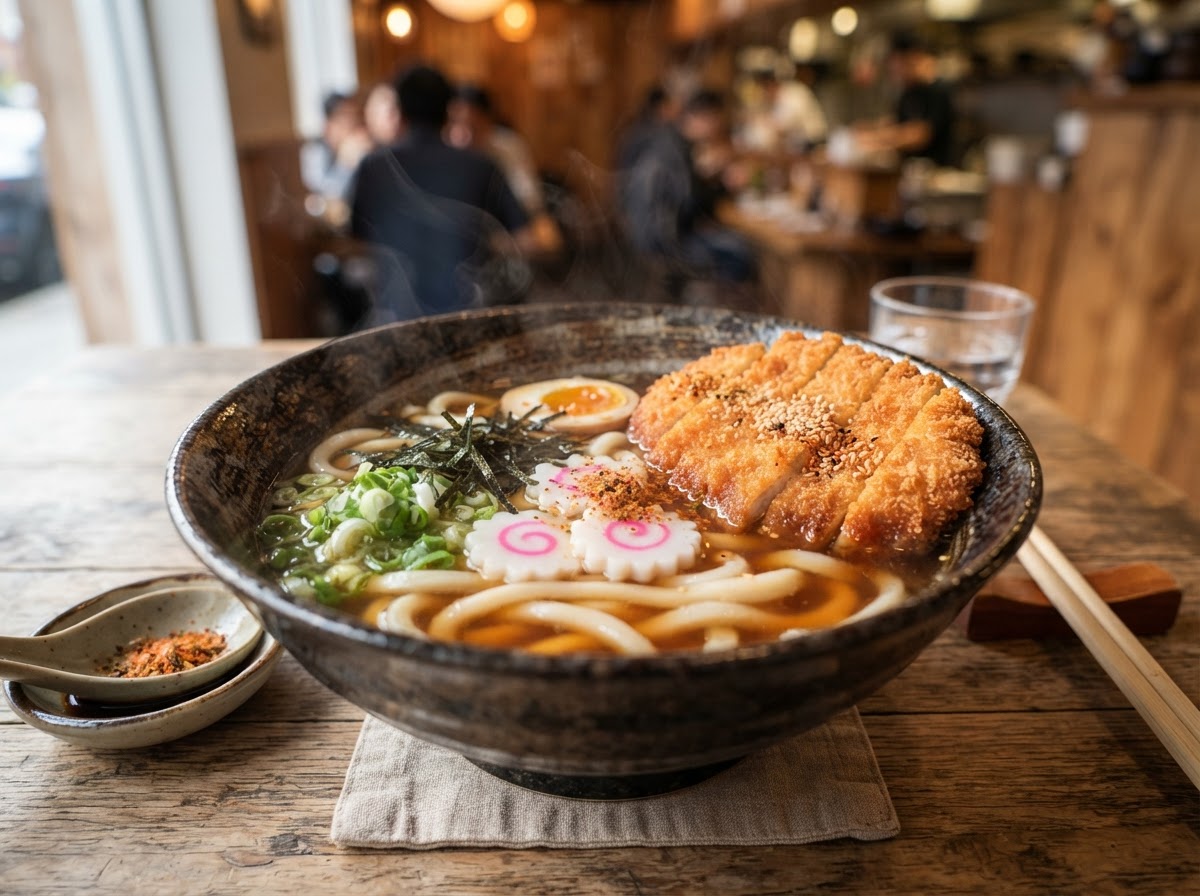 Shrimp Tempura Udon Soup