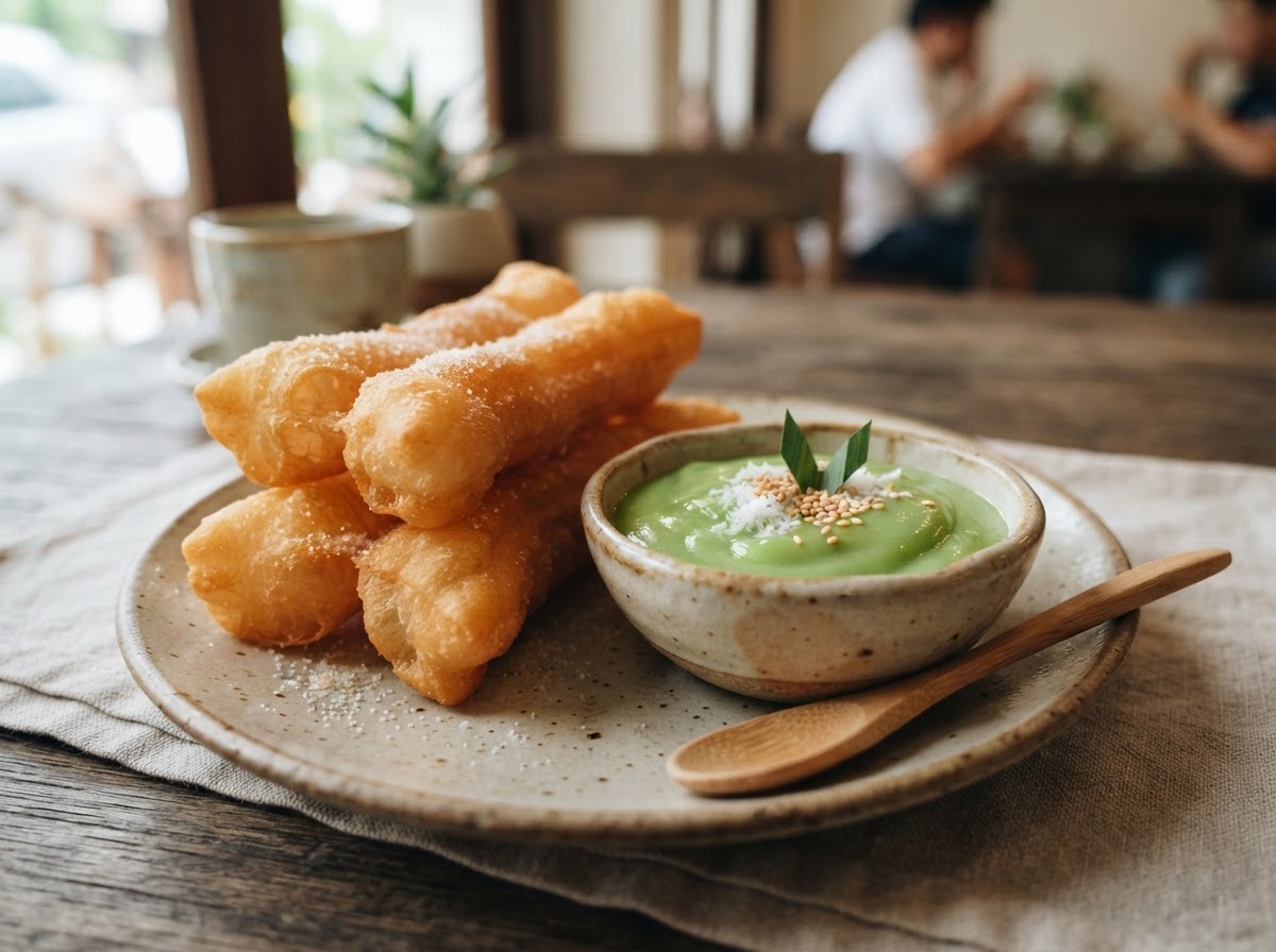 Pandan & Donut Dunkers
