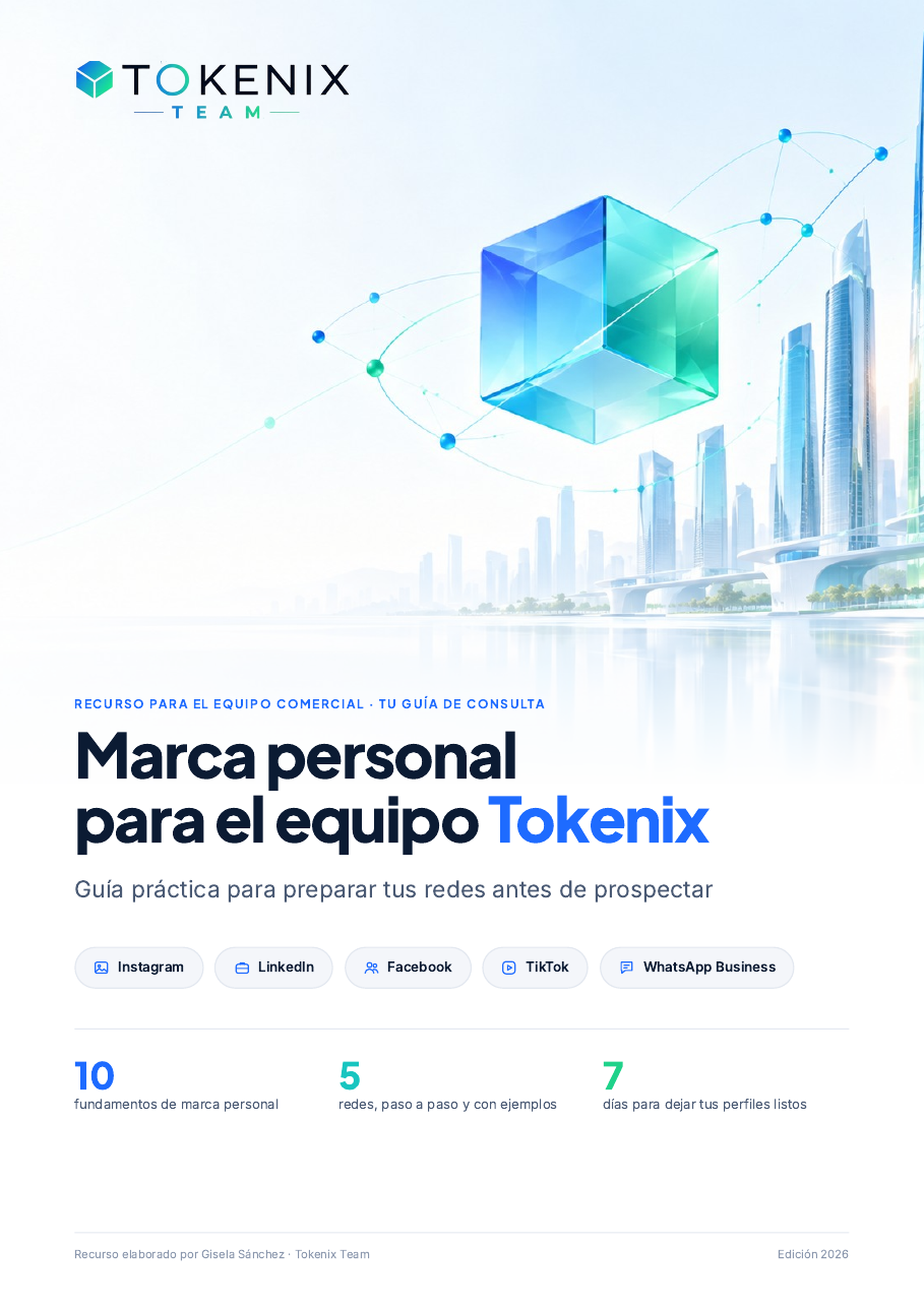 Portada Guía Marca Personal Tokenix Team
