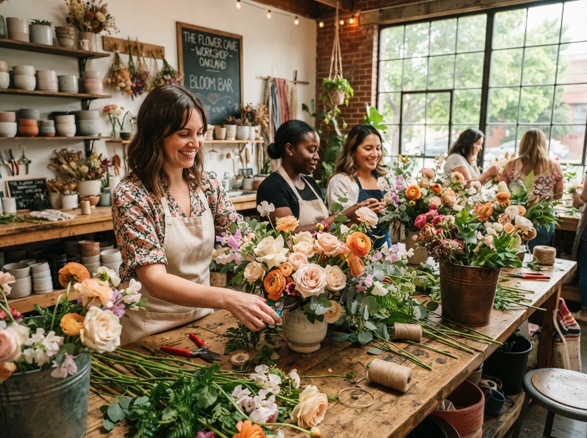 Botanical Workshop in Oakland Studio