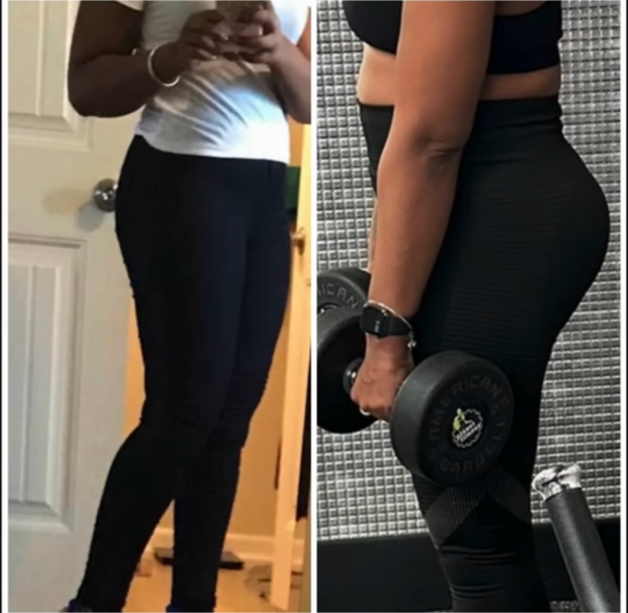 Strength & Body Recomposition - Before and After client progress