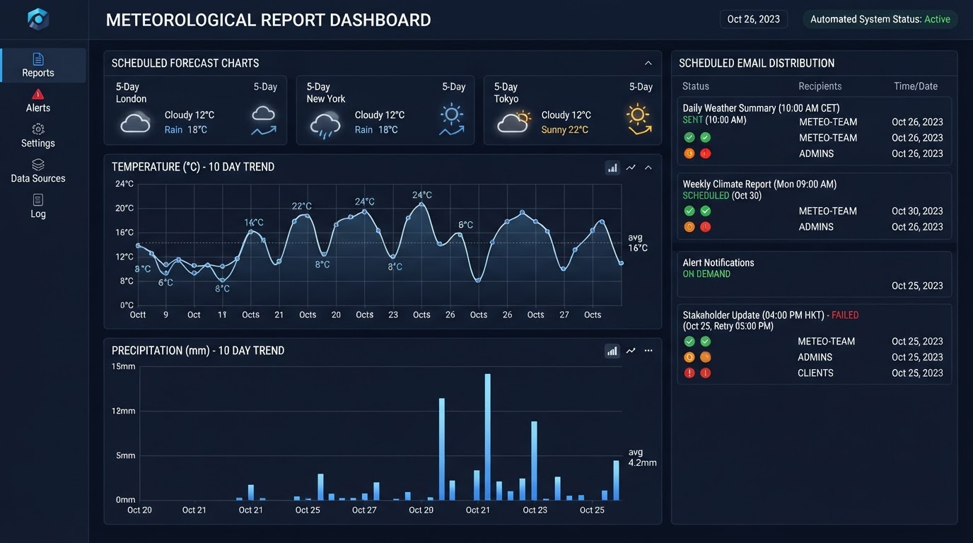 Report meteorologici automatici