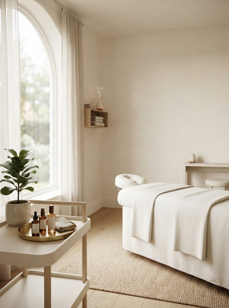 Portrait of the Illume Esthetics practitioner in the treatment room