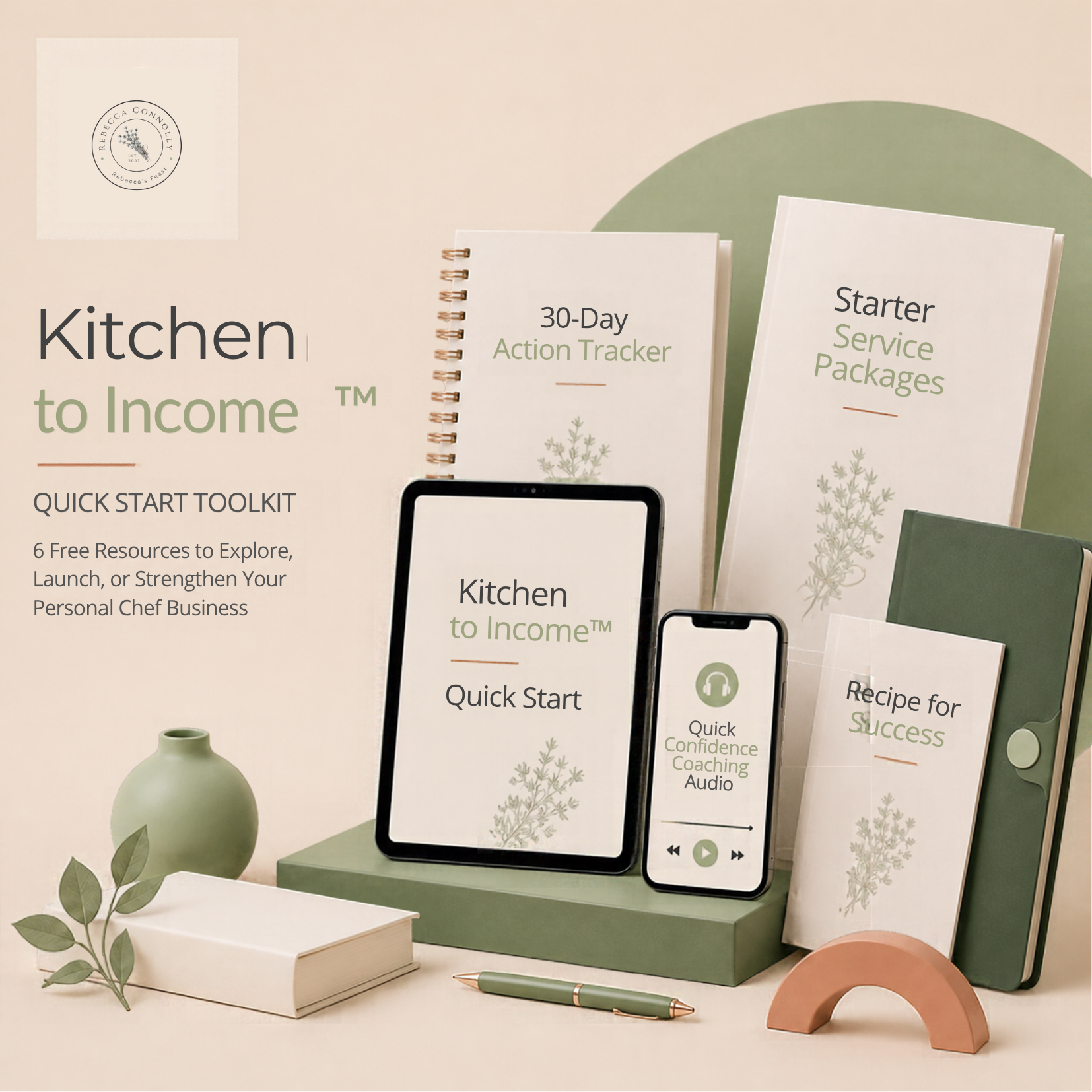 Kitchen to Income™ Quick Start Toolkit - 6 Free Resources