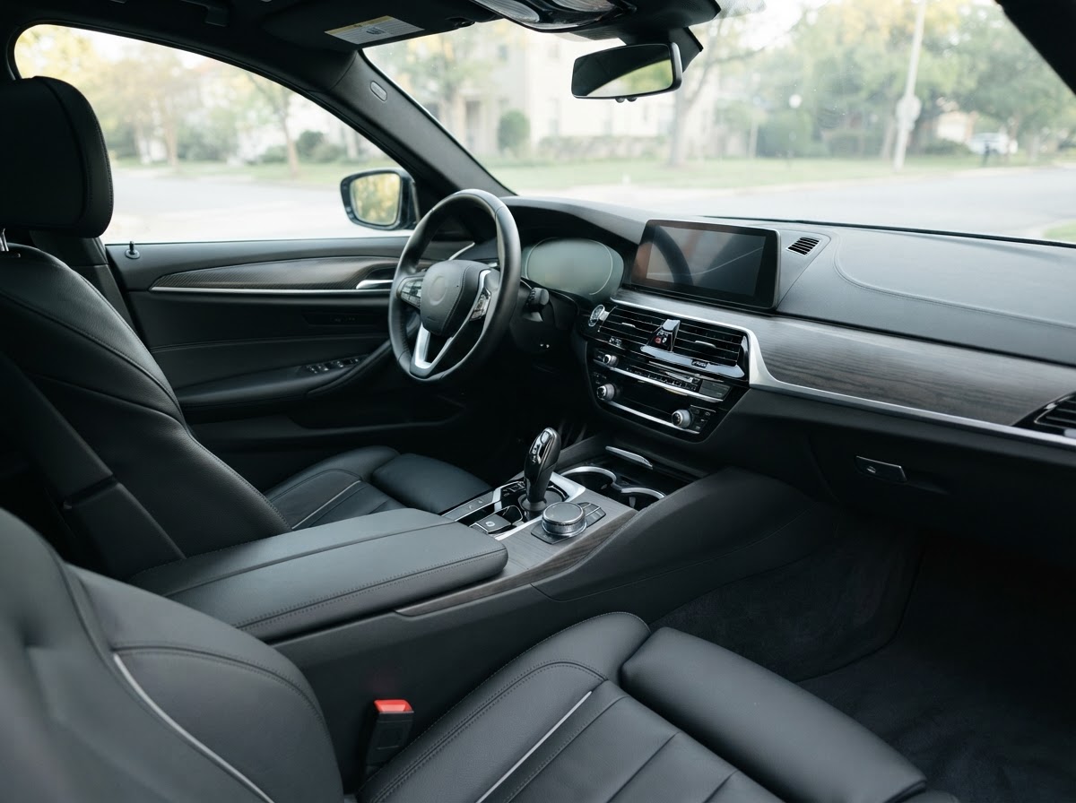 Interior Detail — freshly detailed vehicle