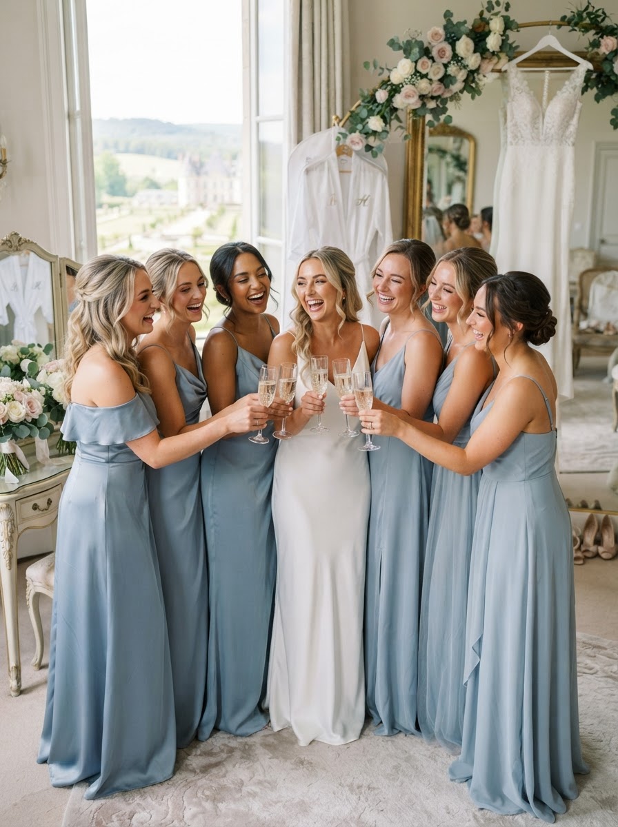 Bridal party makeup artistry by Christine, Mount Pleasant Michigan