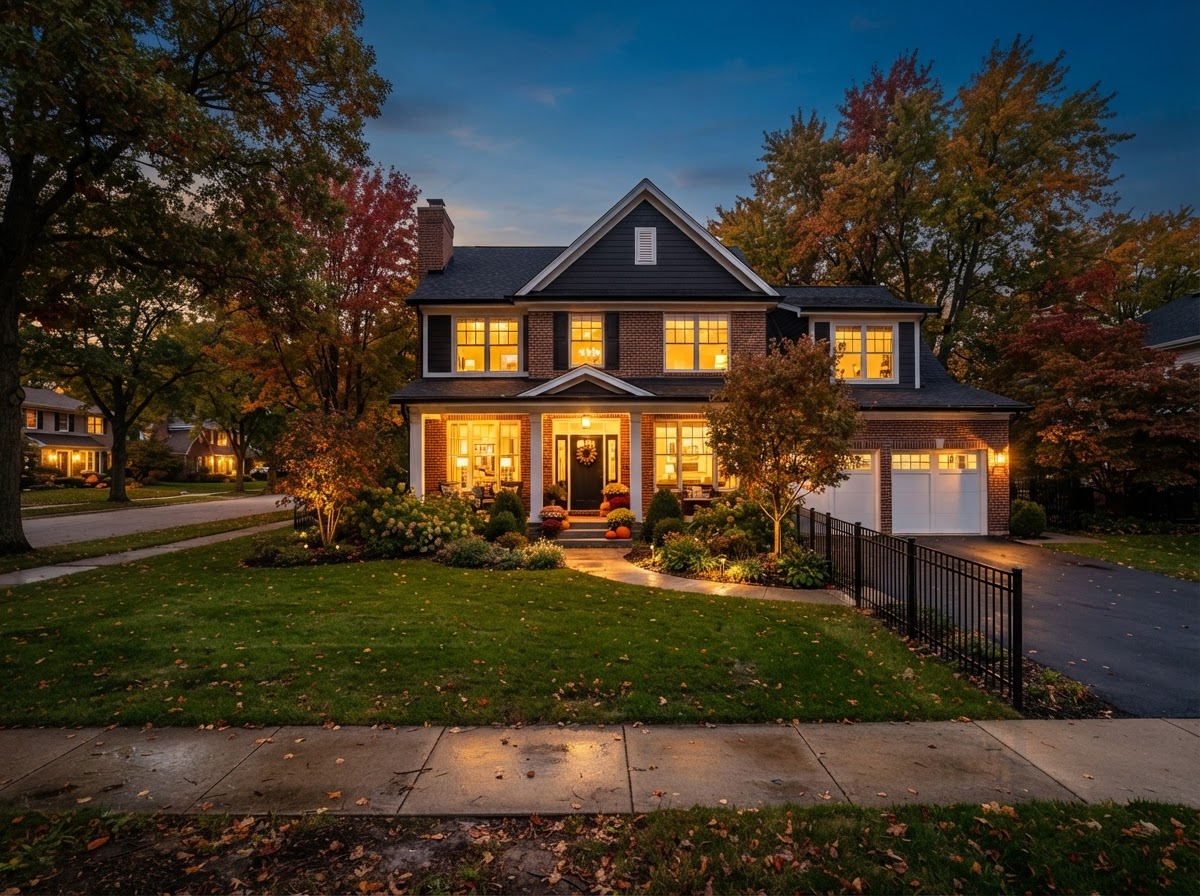 A protected family home, representing an annual insurance coverage review
