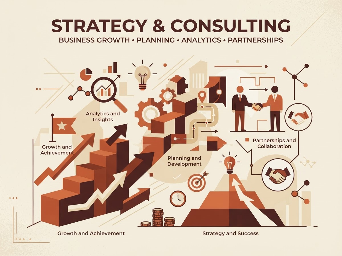 Business strategy illustration
