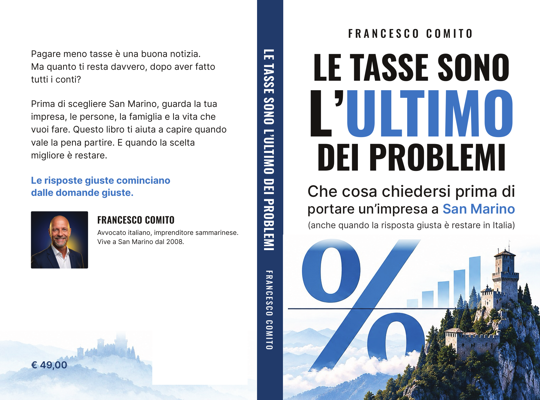 Copertina del libro: Le tasse sono l'ultimo dei problemi di Francesco Comito