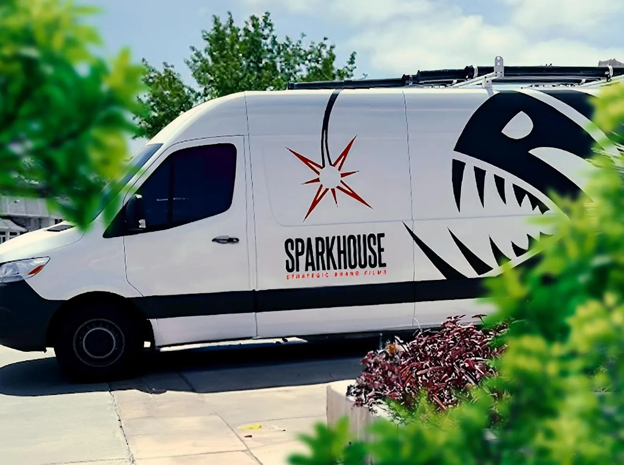 Sparkhouse branded van