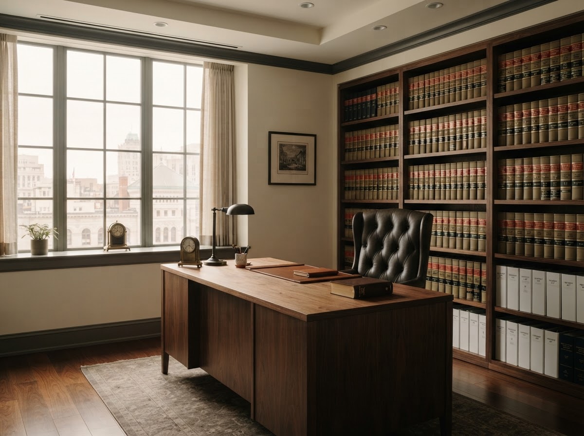 Professional law office interior — placeholder for the firm's own photo