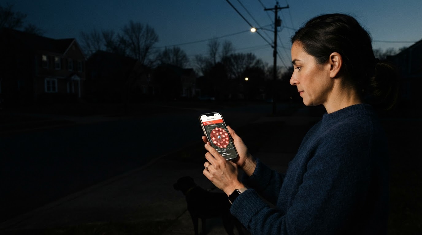 Battery-powered lantern and hand-crank weather radio on a table