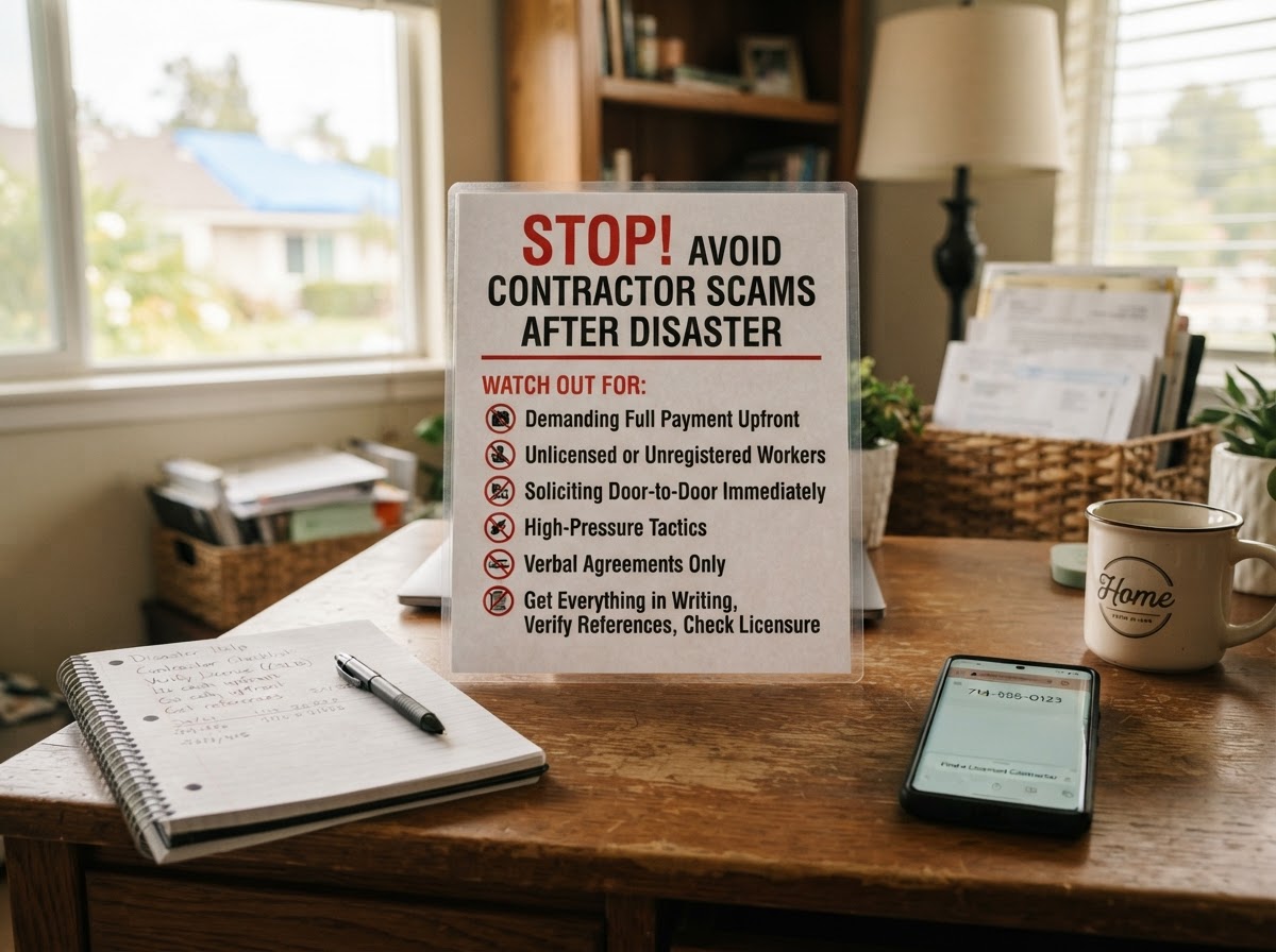 Plan for the scams that follow disasters