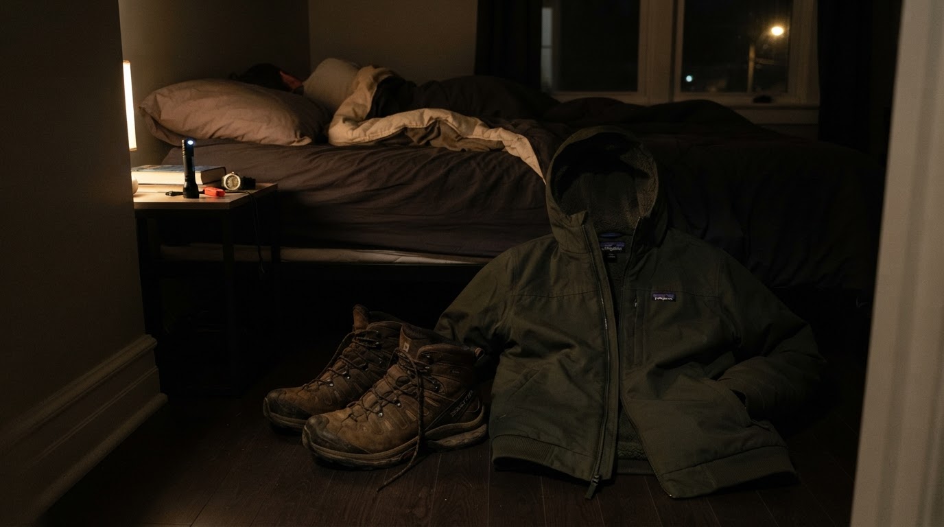 Shoes where you sleep