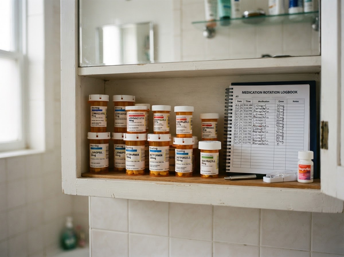 Store and rotate medications safely
