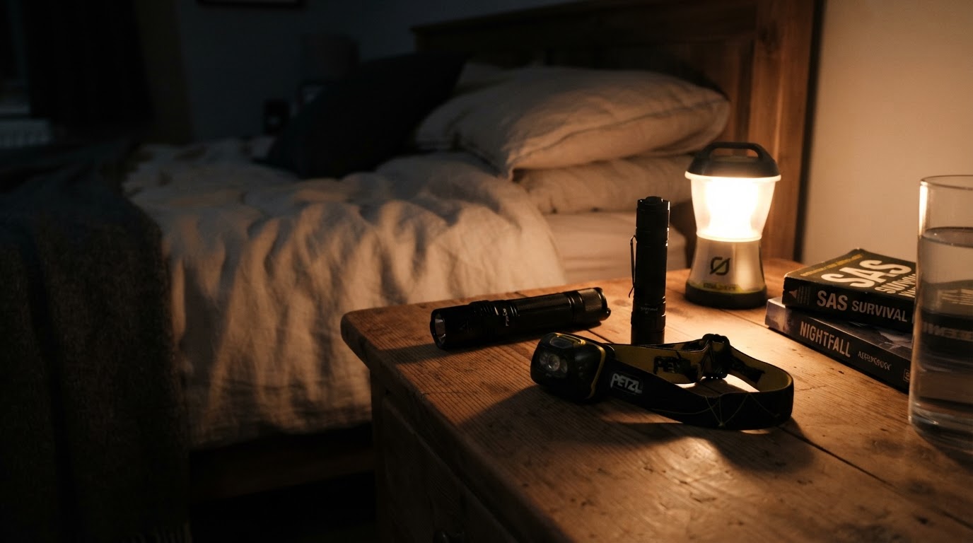 Put a light where you sleep