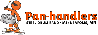 Pan-handlers steel drum band logo