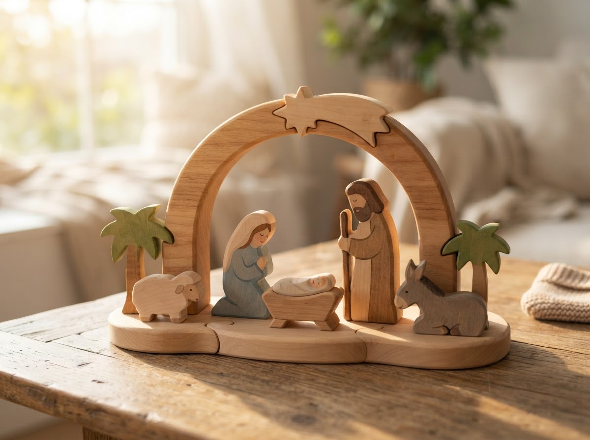 Peace in the Manger Nativity Puzzle