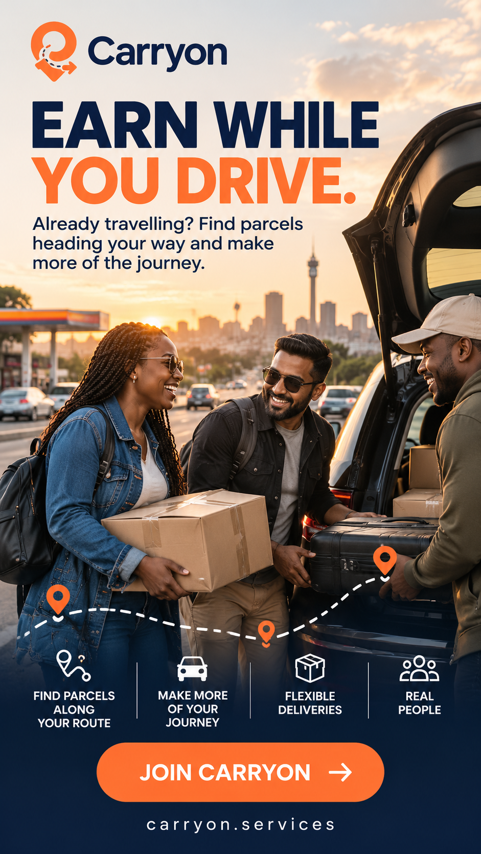 CarryOn journeys across South Africa