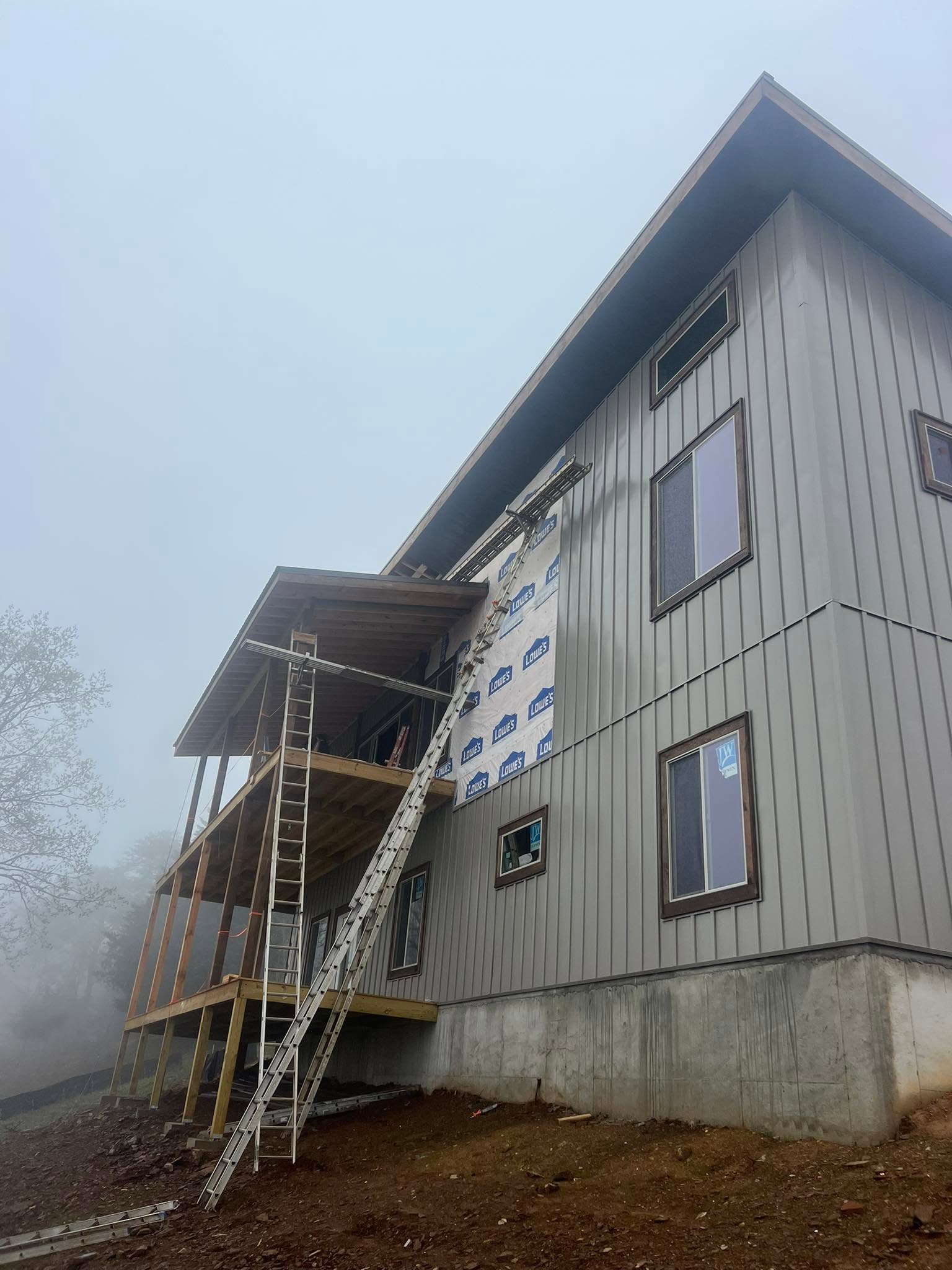 Mountain Valley Homes authentic construction framing