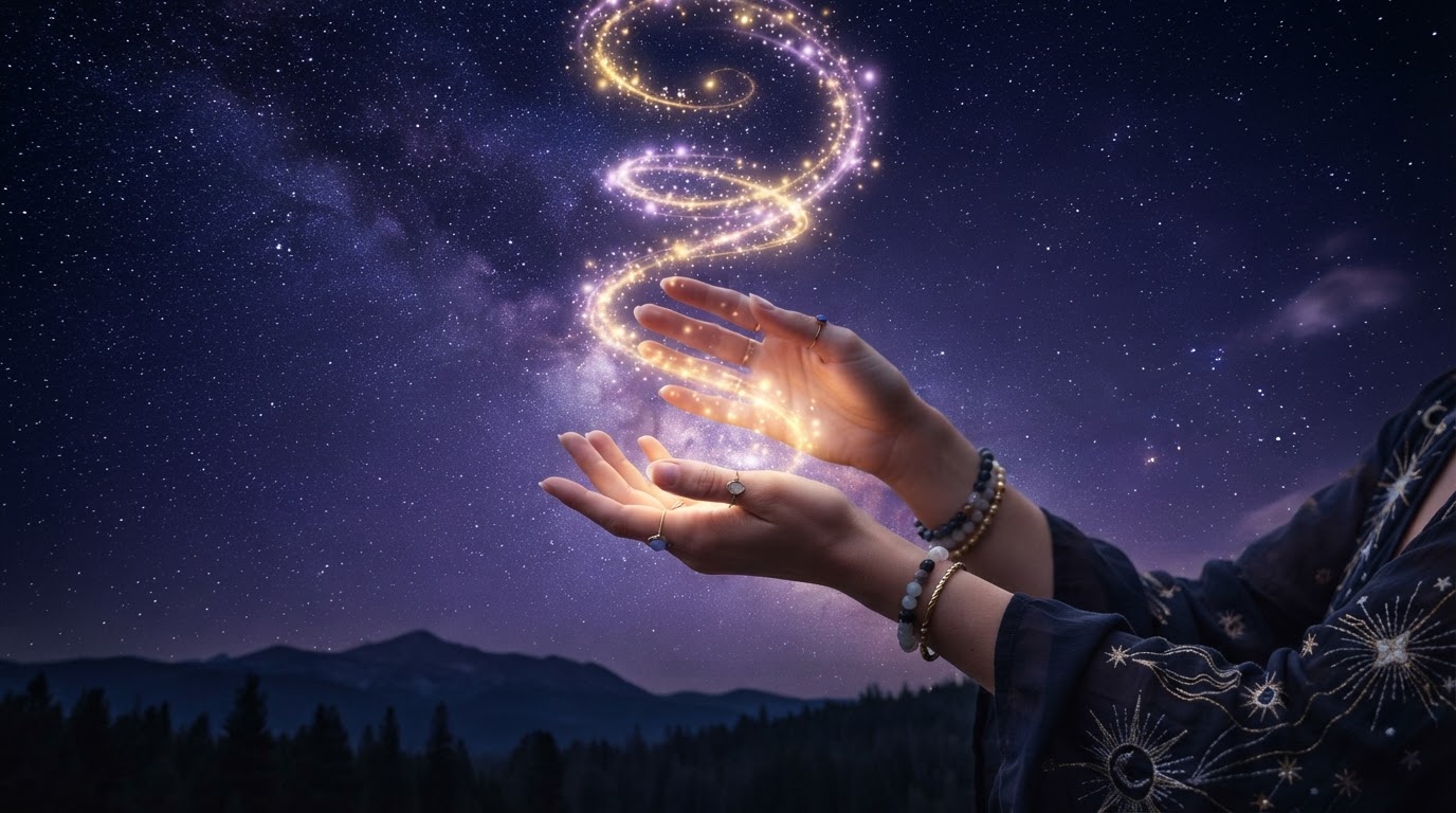 Energie vitală eliberată într-un cer cosmic