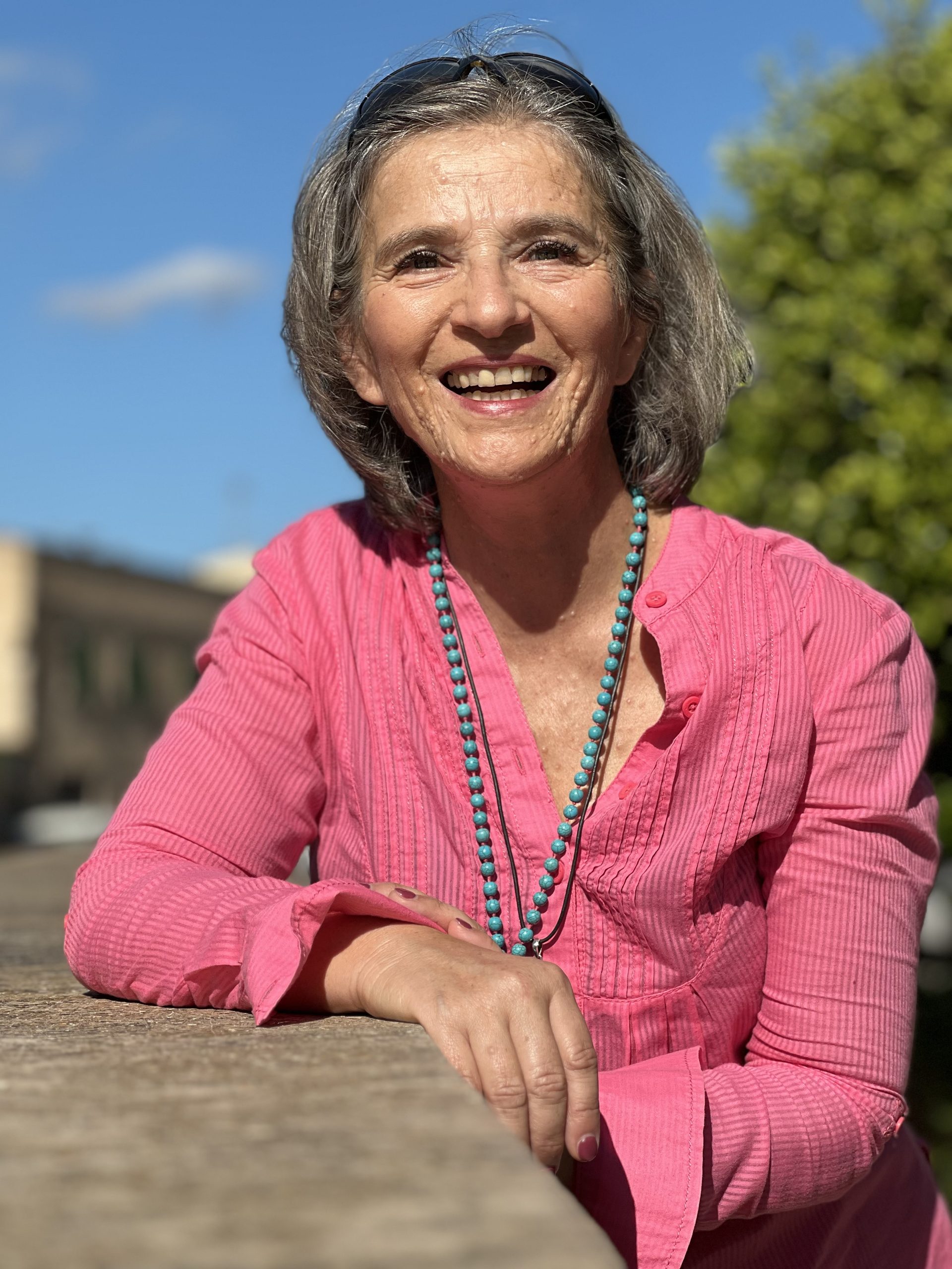 Simone Riecke in ihrem Arbeitsumfeld