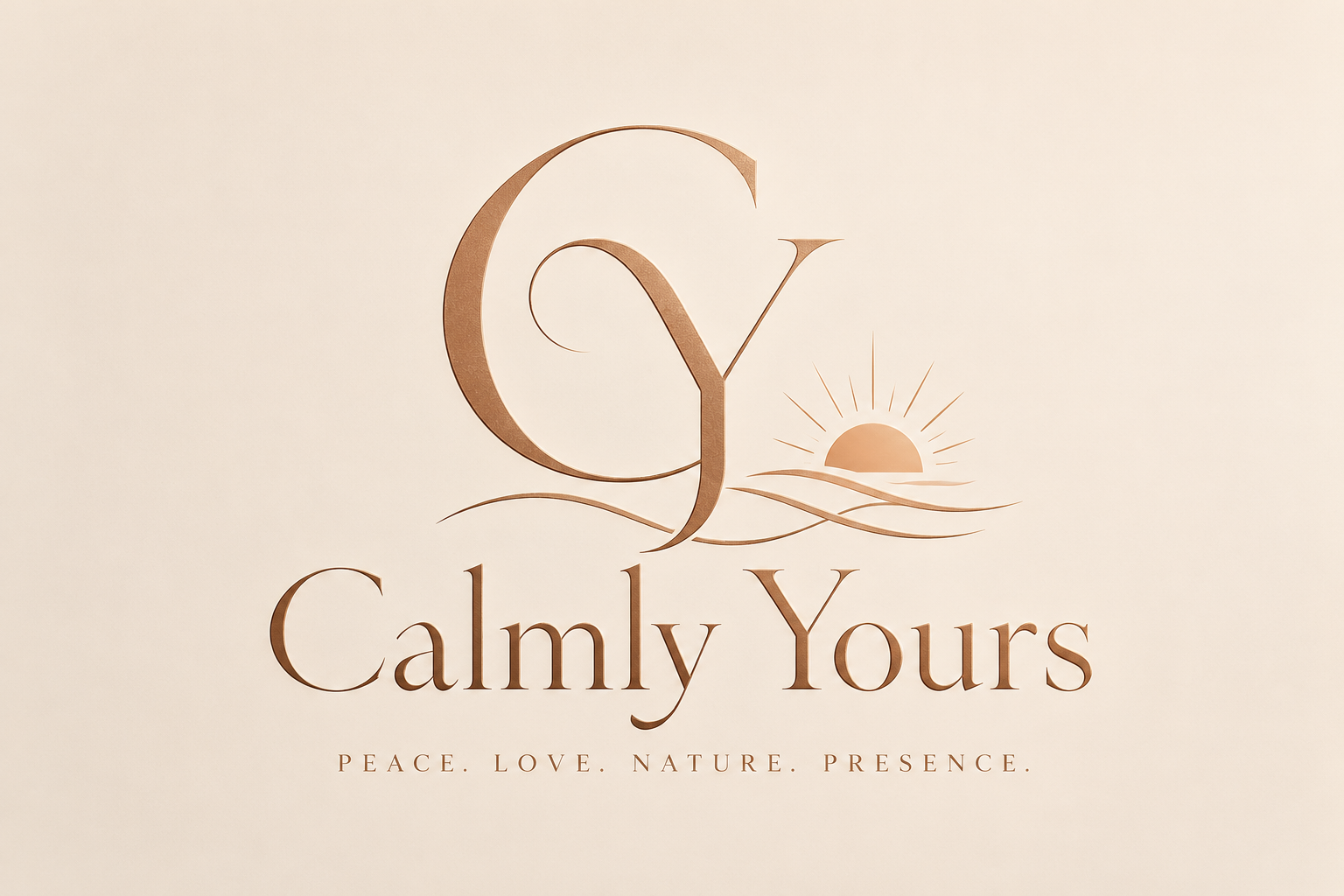 Calmly Yours emblem