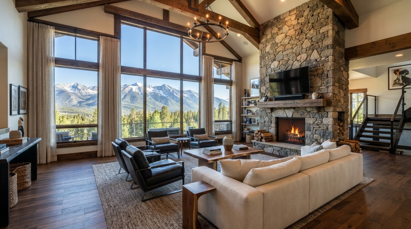 High-End Projects Living Room Custom Build