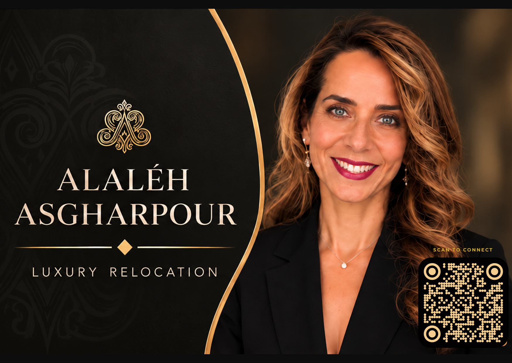 Frente Tarjeta Alaléh Asgharpour