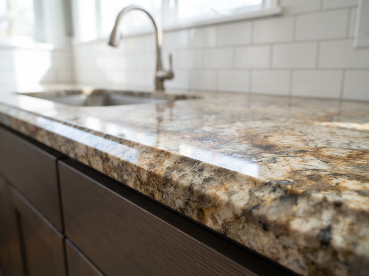 Granite and quartz countertop and vanity surface, Anguilla