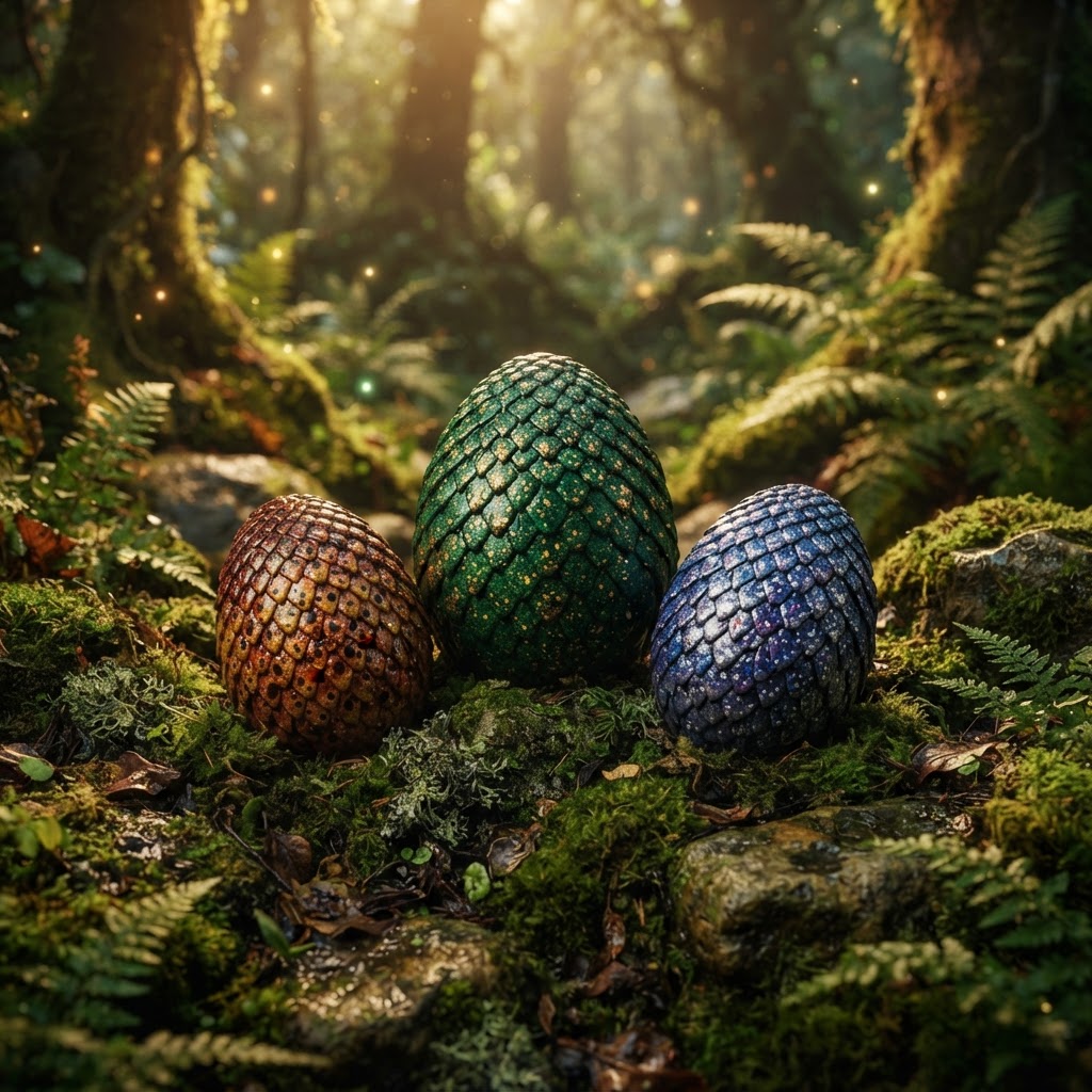 3 Dragon Eggs