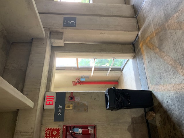 Garage Level 3 Stairwell & Exit Route Sanitization