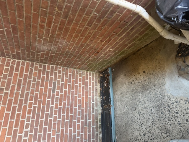 Exterior Entry Landing, Concrete Steps & Trash Services