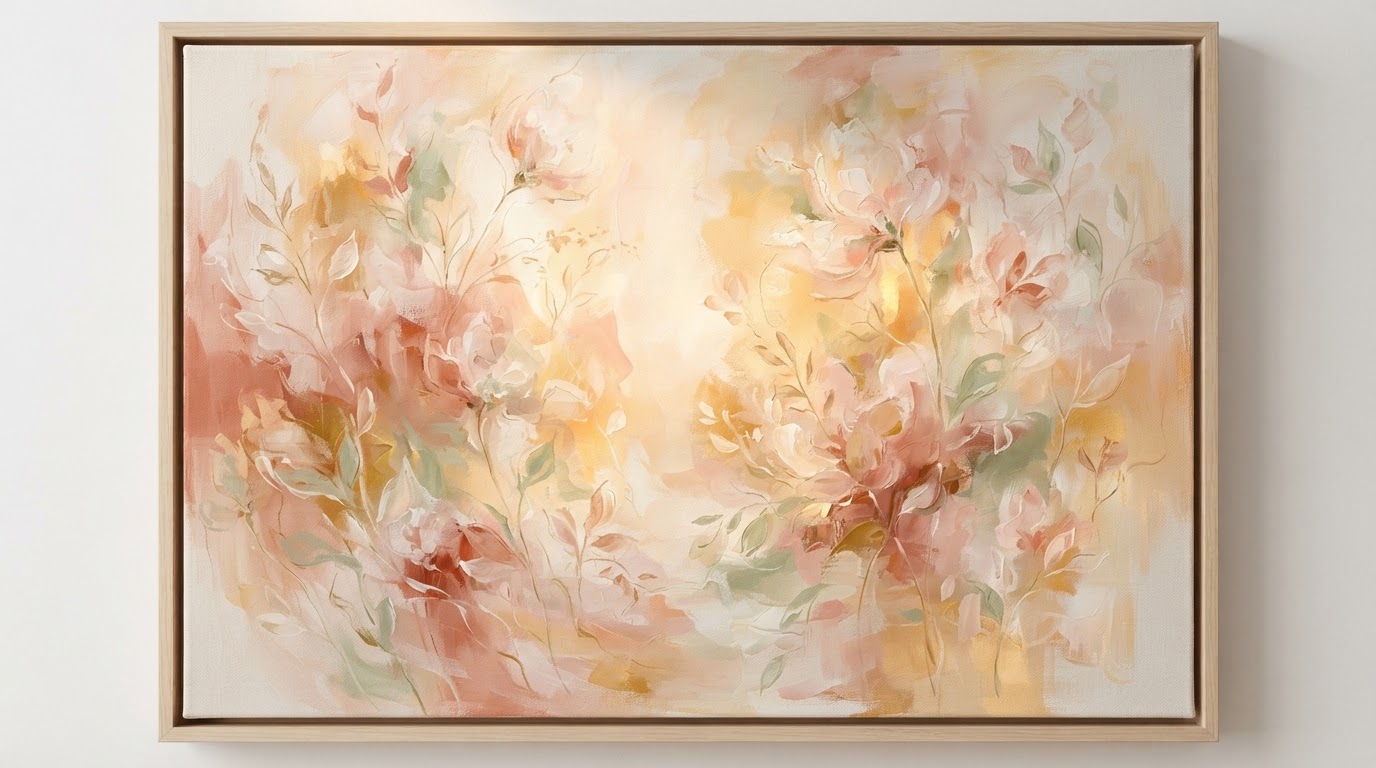 Pintura de acompañamiento y luz cálida