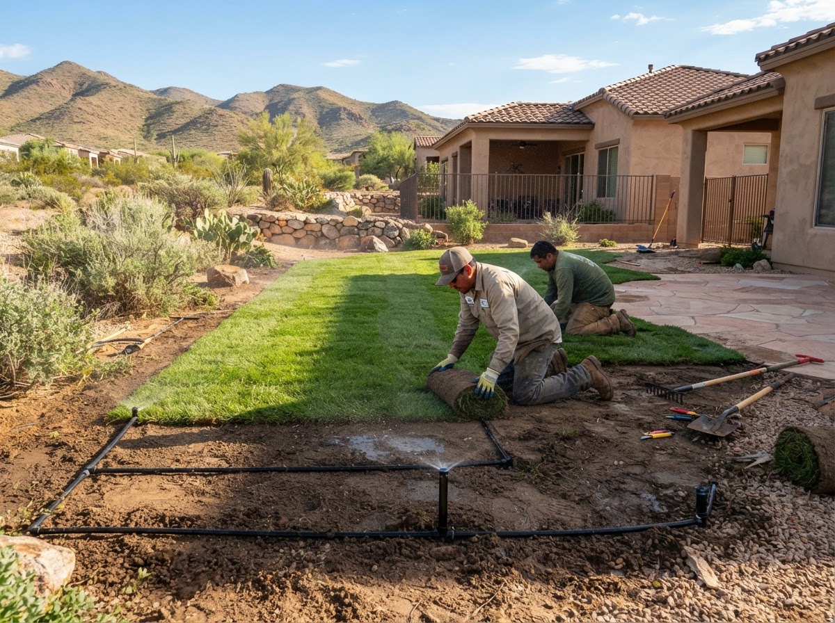 Lawn & Irrigation Install