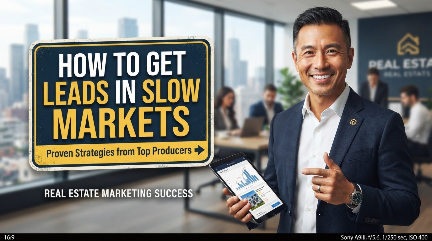 Real estate broker beats the slump