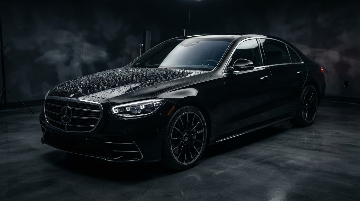 Luxury car freshly detailed by Heritos Professional Detailing in Orlando