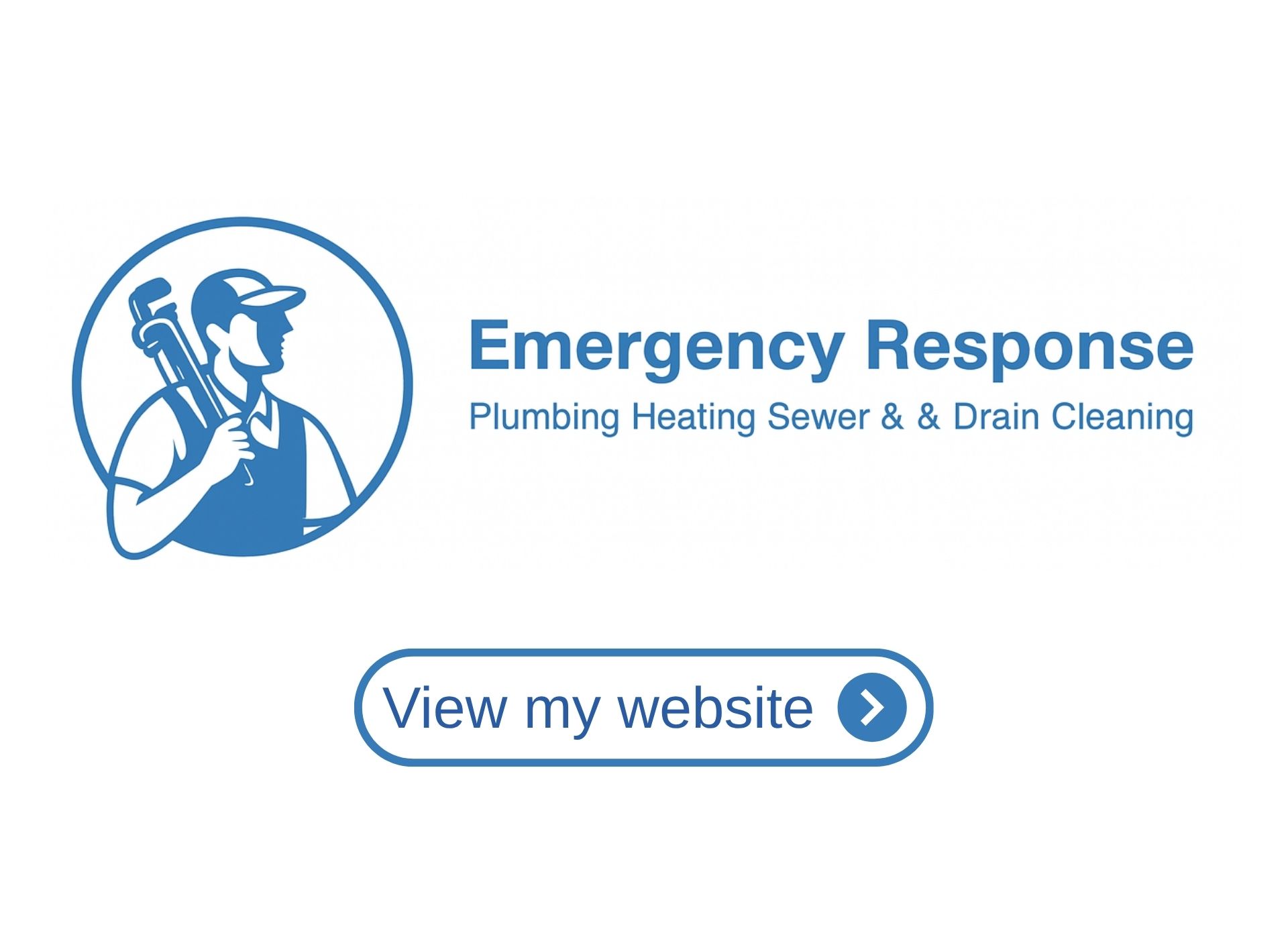 Emergency Response Plumbing Heating Sewer and Drain Cleaning logo
